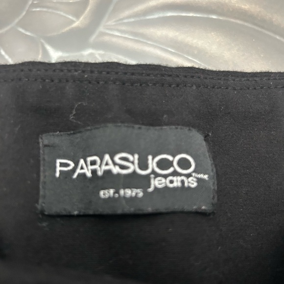 🌼 Parasuco Black Moto leggings Medium - Picture 2 of 5
